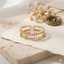 Premium Zircon Blush Boom Ring
