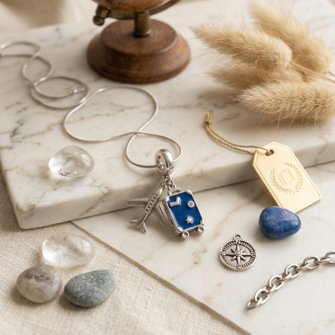 Anti-Tarnish Travel Bag Necklace (Silver)